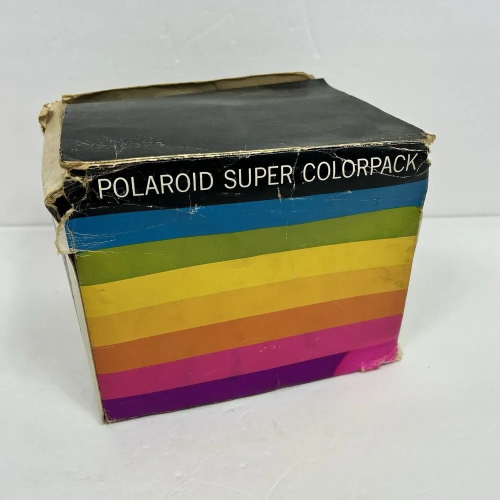 Polaroid Colorpack Land Camera Vintage 1970s W/ Box Manual Original Paperwork